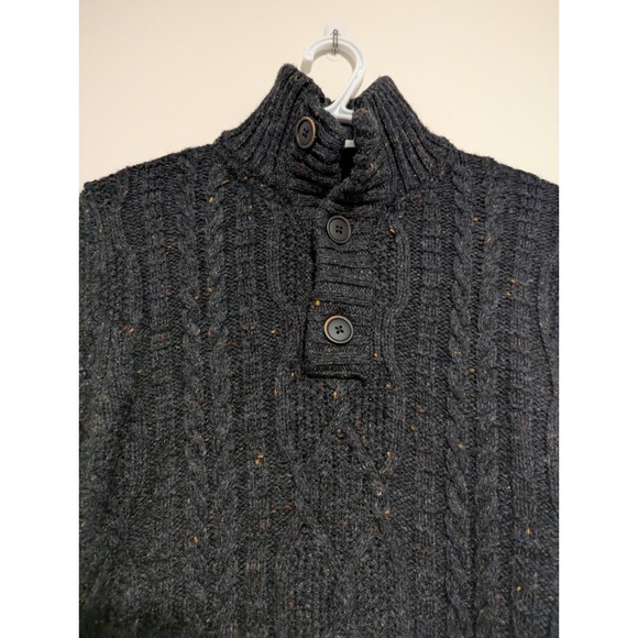 Fat Face Men's Chunky Knit Heavyweight Fisherman Pull Over Sweater Wool Blend XS - Picture 2 of 6